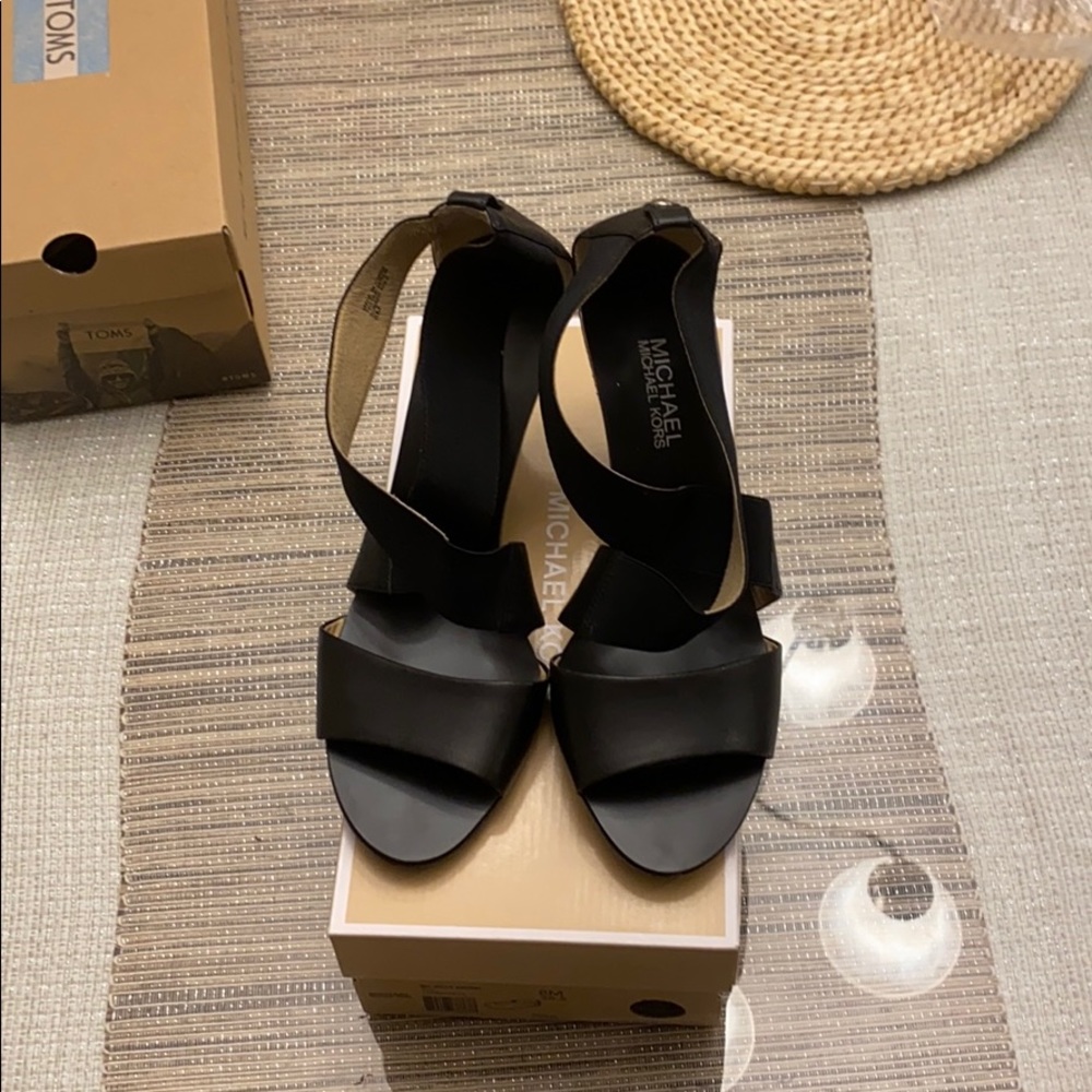 Mk heeled sandals
